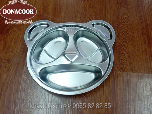 Khay cơm inox 304 cho trẻ