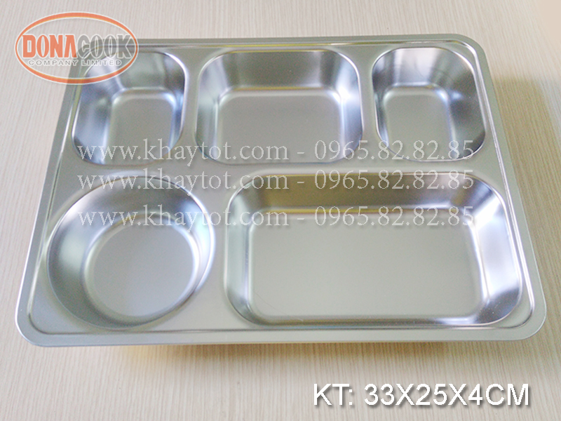 khay cơm inox 304