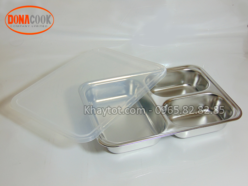 khay cơm inox