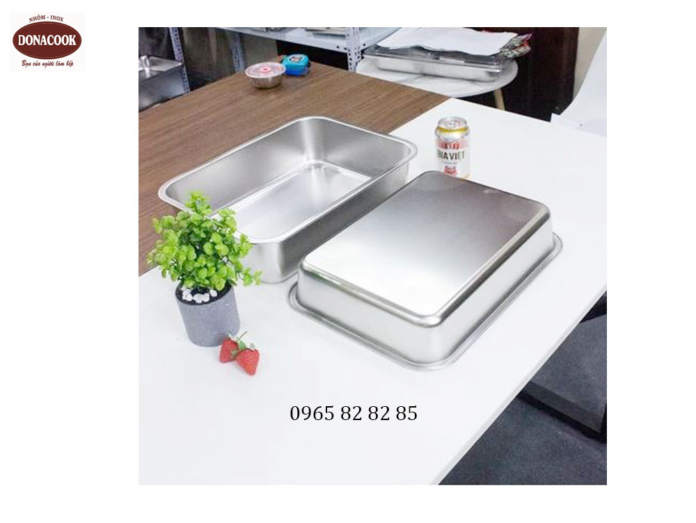 KHAY INOX ĐỰNG ĐỒ 30X40X7CM