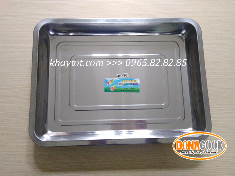 khay inox 30x40