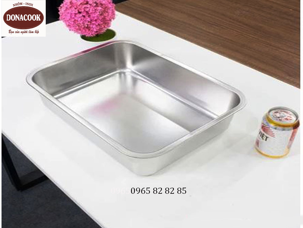 KHAY INOX KT 30X40X7CM