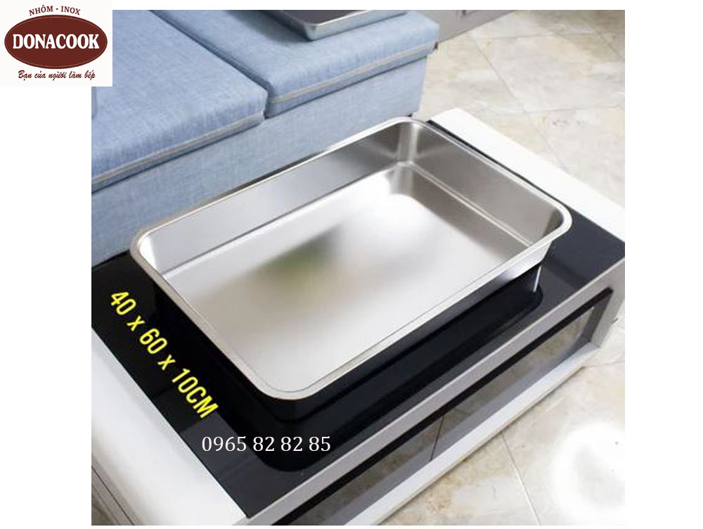 khay inox 40x60x10cm