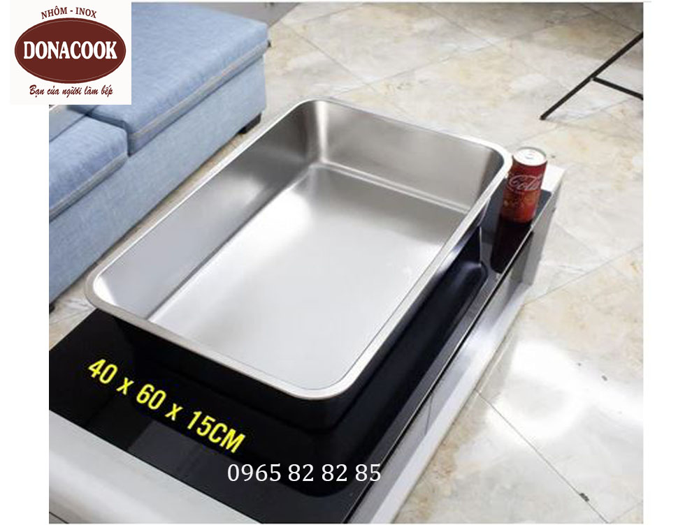 khay inox 40x60x15cm