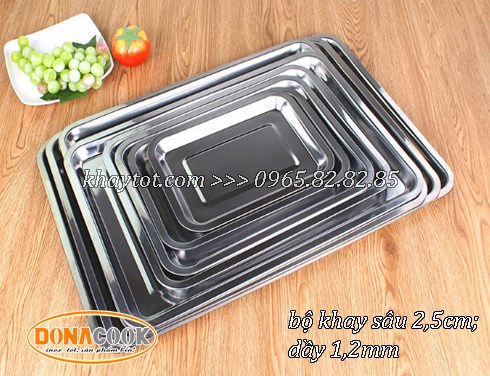 khay inox đựng thực phẩm