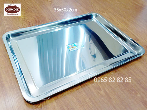 khay inox 35x50x2cm