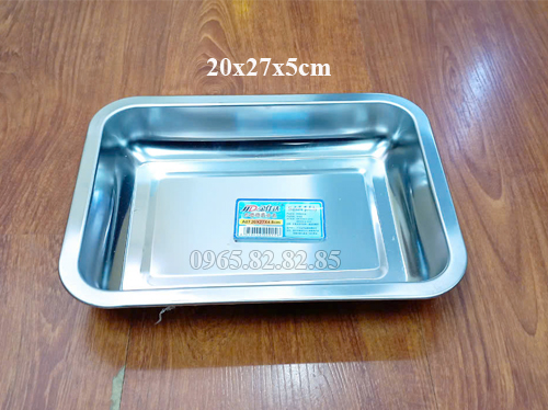 khay inox 20x27x5cm