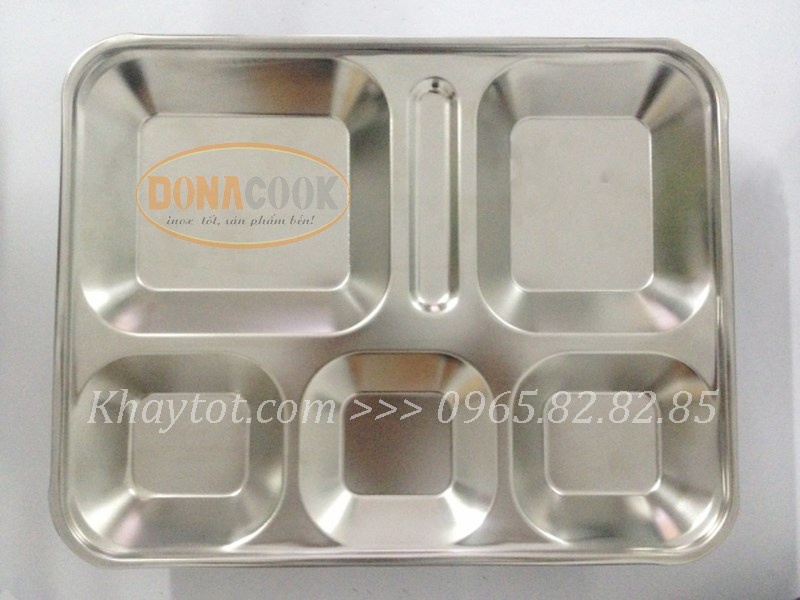 KHAY CƠM INOX 5 NGĂN