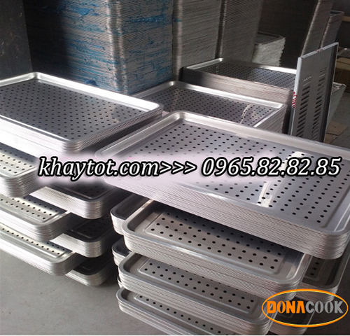 khay inox có lỗ 40x60