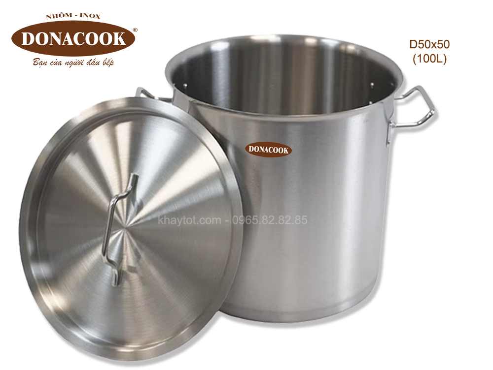 nồi inox 100lit cao cấp