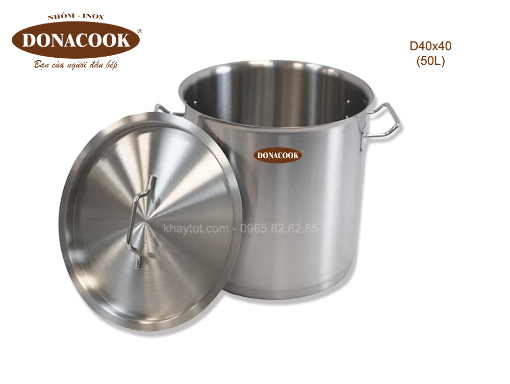 Nồi inox 3 đáy cao cấp 50lit