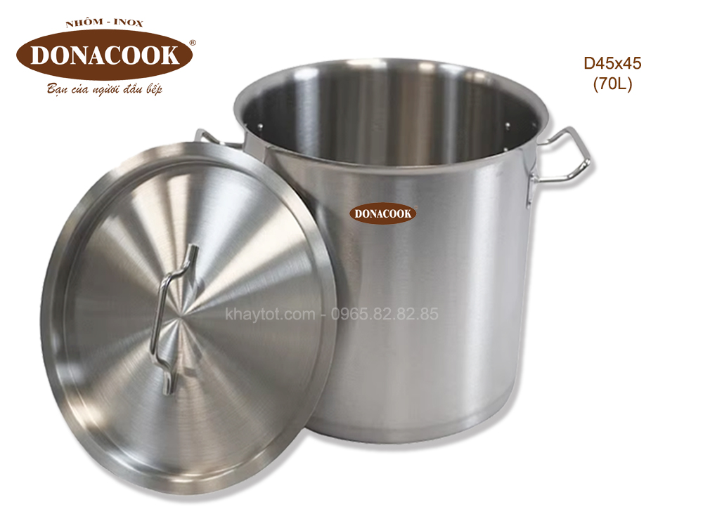 Nồi inox 70lit cao cấp