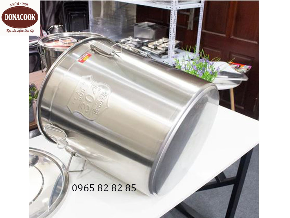 xô inox dung tích 50 lít