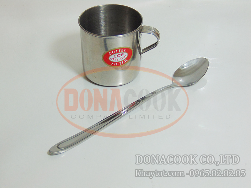 thìa inox cán dài