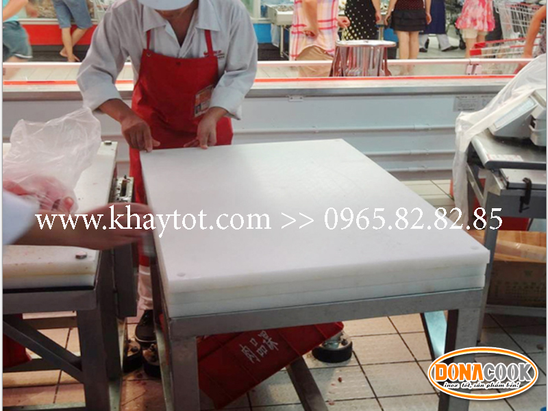 thớt nhựa hình chữ nhật