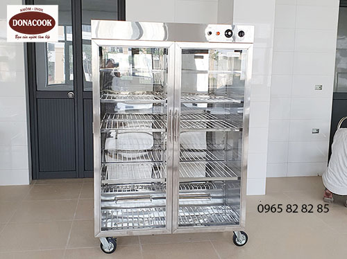 TỦ SẤY BÁT ĐĨA CÓ BÁNH XE