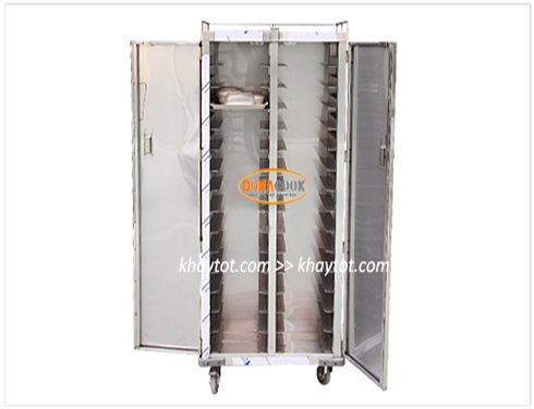 xe đẩy khay inox