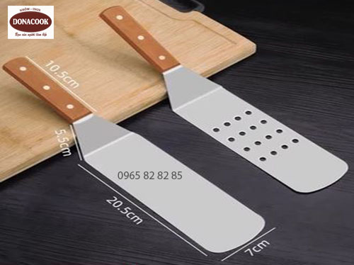 XẺNG XÚC PIZZA BẰNG THÉP KHÔNG RỈ