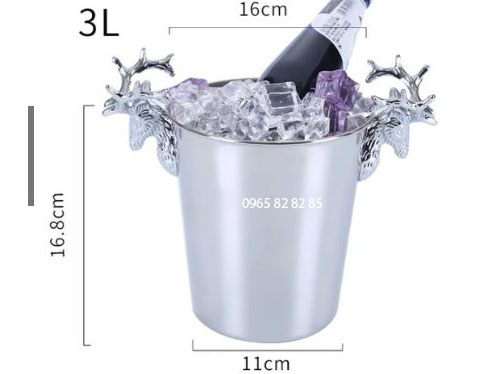 xô ướp đá ngâm rượu inox