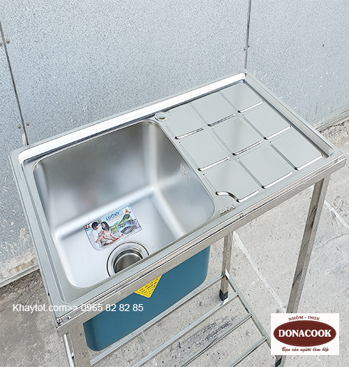 Chậu rửa inox 1 hố cao cấp