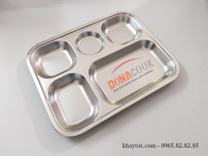 khay cơm inox 5 ngăn