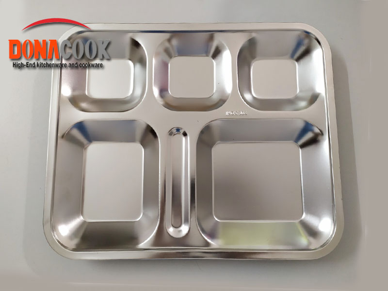 khay cơm inox 304