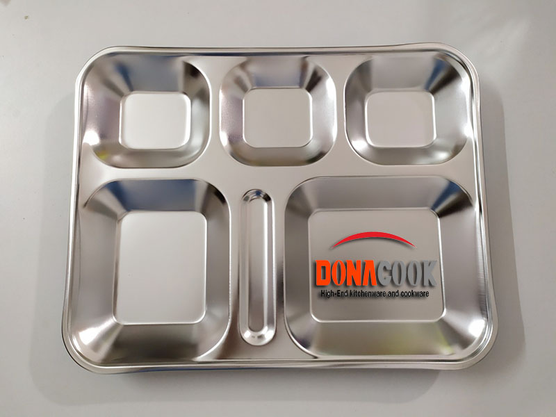khay cơm inox 5 ngăn
