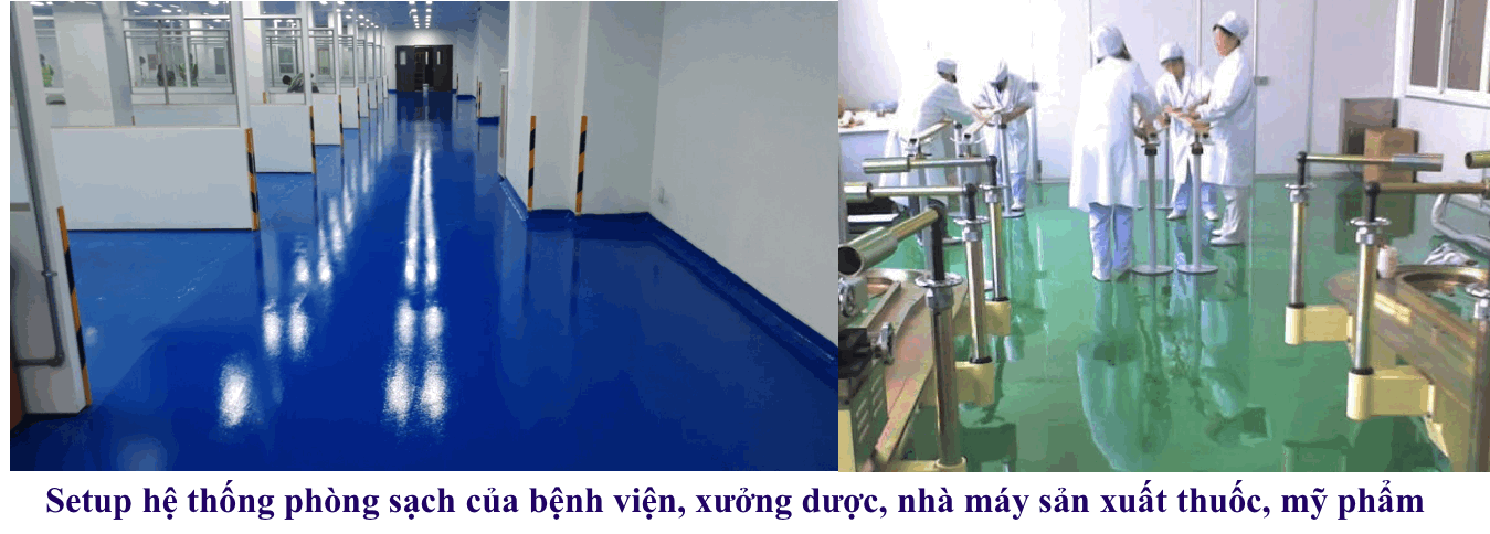 SƠN EPOXY BỆNH VIỆN, PHÒNG SẠCH