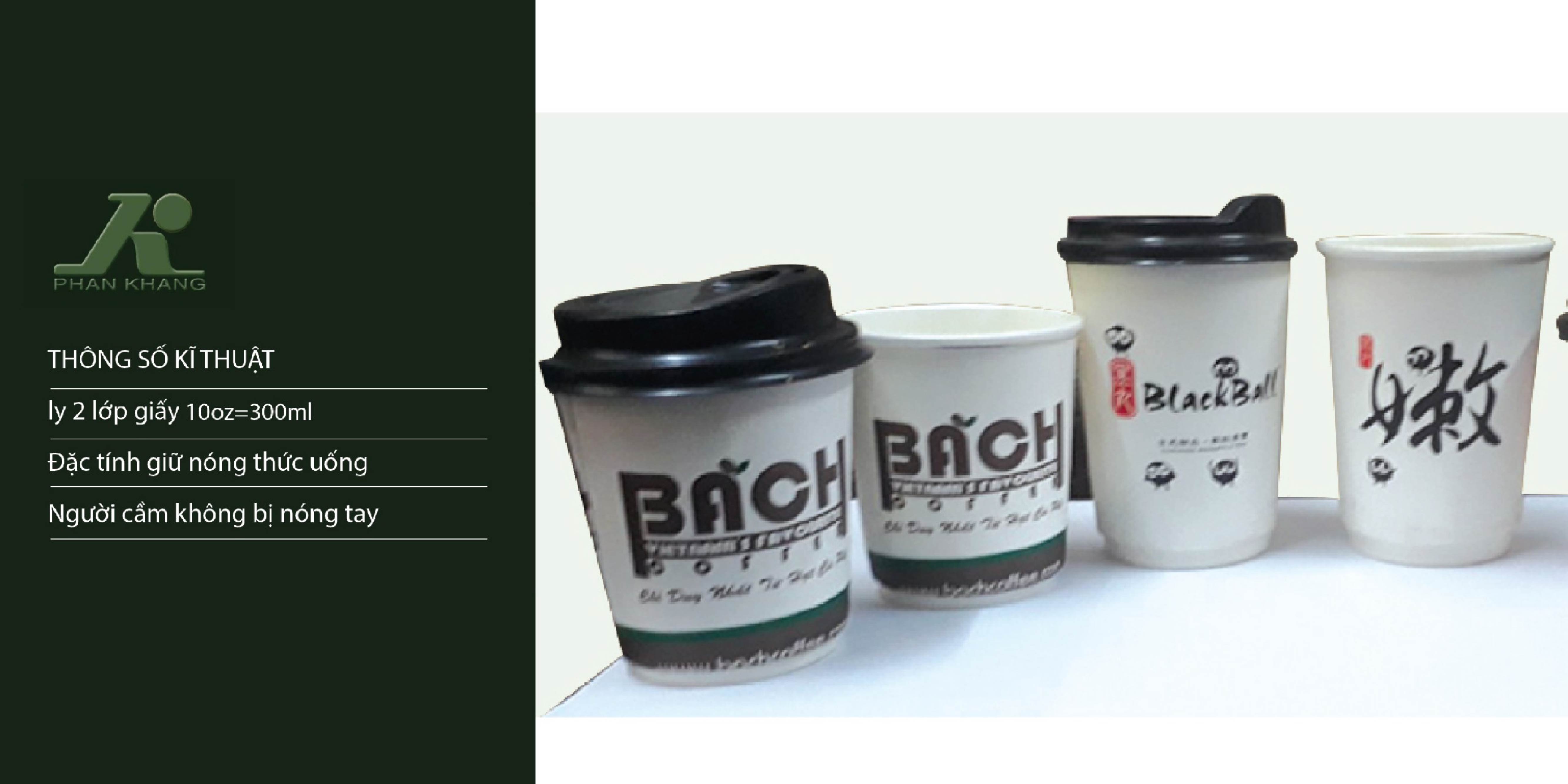 Ly giấy 2 lớp 10oz
