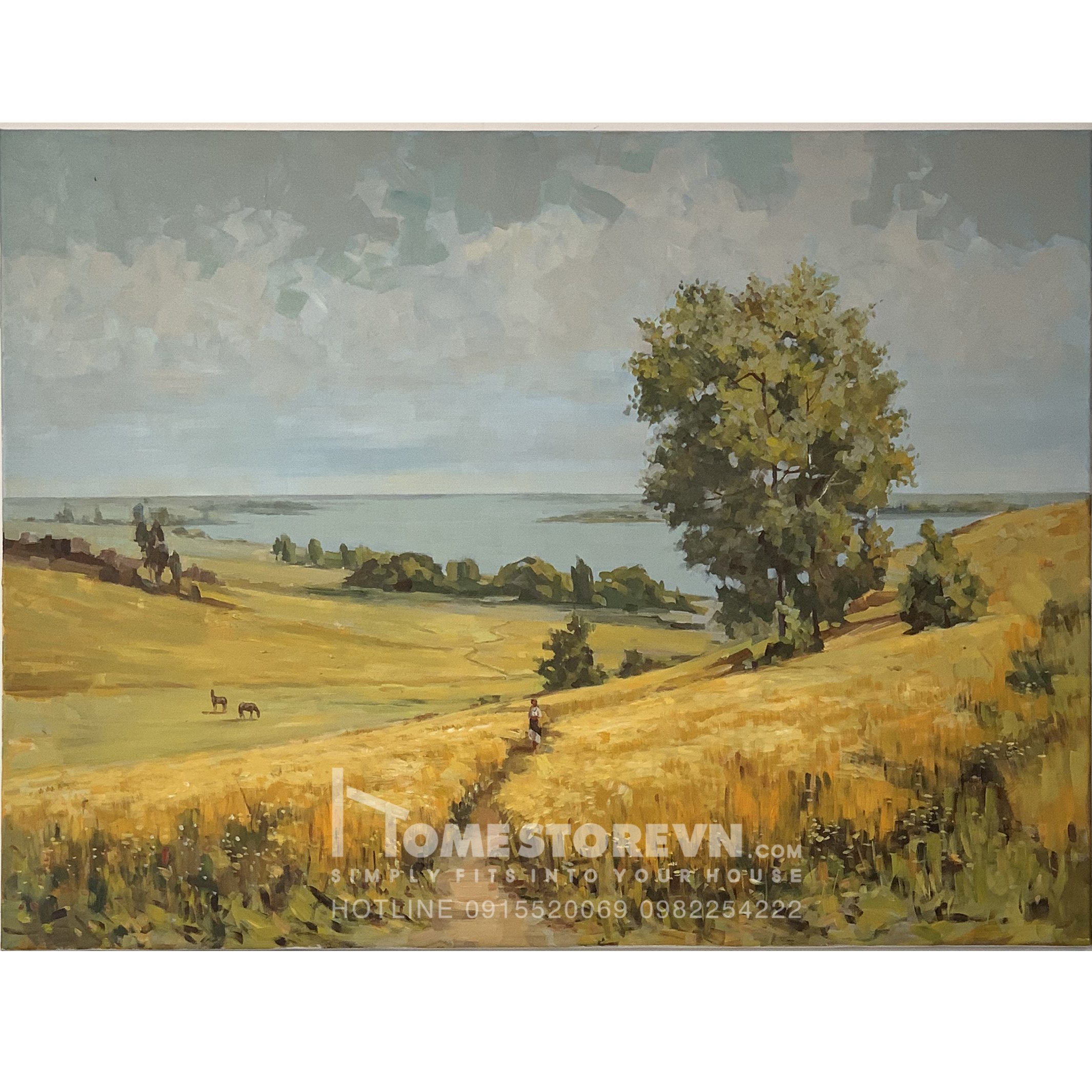 Tranh sơn dầu ngang 1200x900