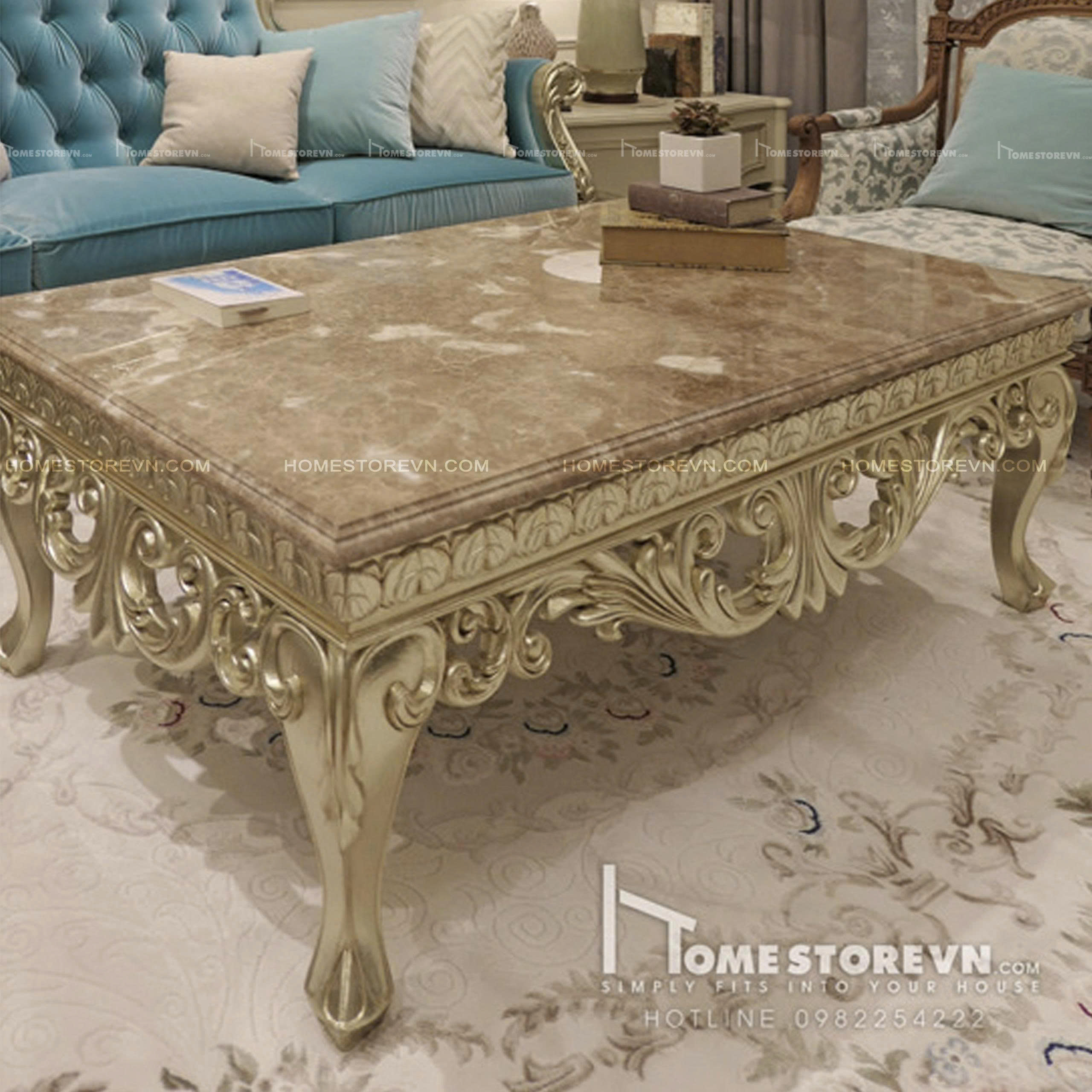 Bàn trà chữ nhật Royal - BTR20