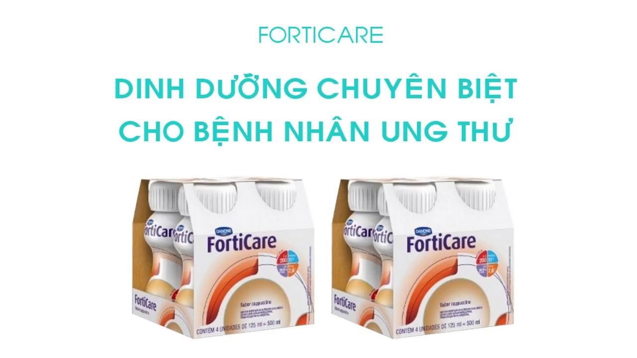 Công dụng của sữa forticare với người bị bung thư