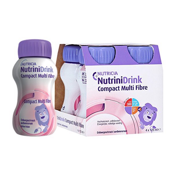 Sữa NutriniDrink Compact Multifiber Chai 125ml Dành Cho Trẻ Từ 1-12 Tuổi