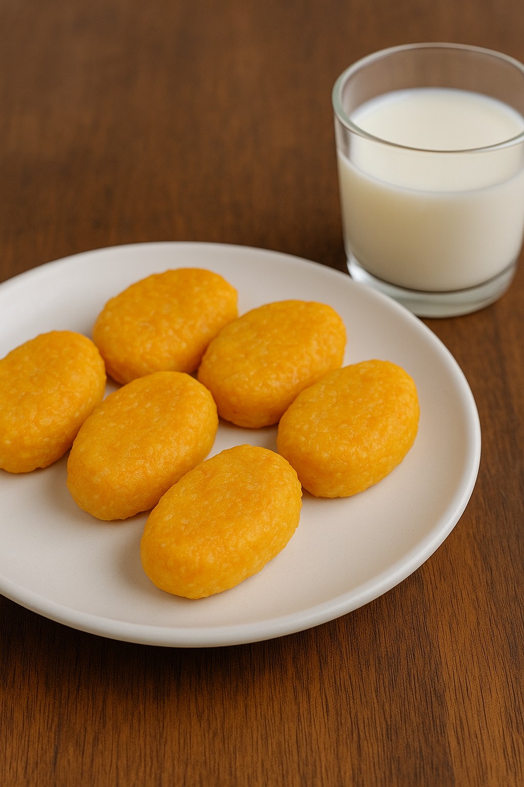 Bánh khoai lang – sữa tươi