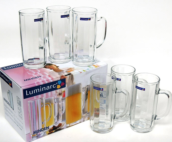 Ly bia thuỷ tinh Luminarc Bock Mindel 630ml G2618