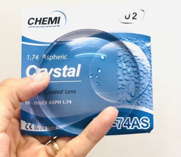 Tròng Kính Chemi Siêu Mỏng (1.60, 1.67, 1.74)