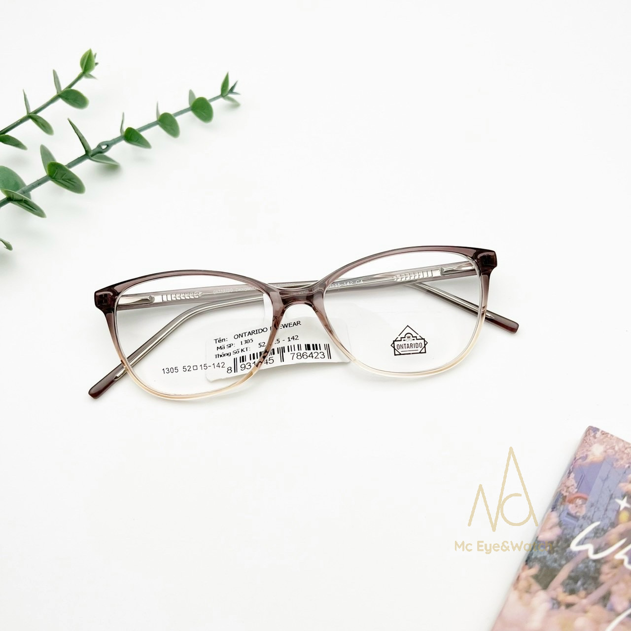 Gọng Kính Mắt Mèo Hàn Quốc