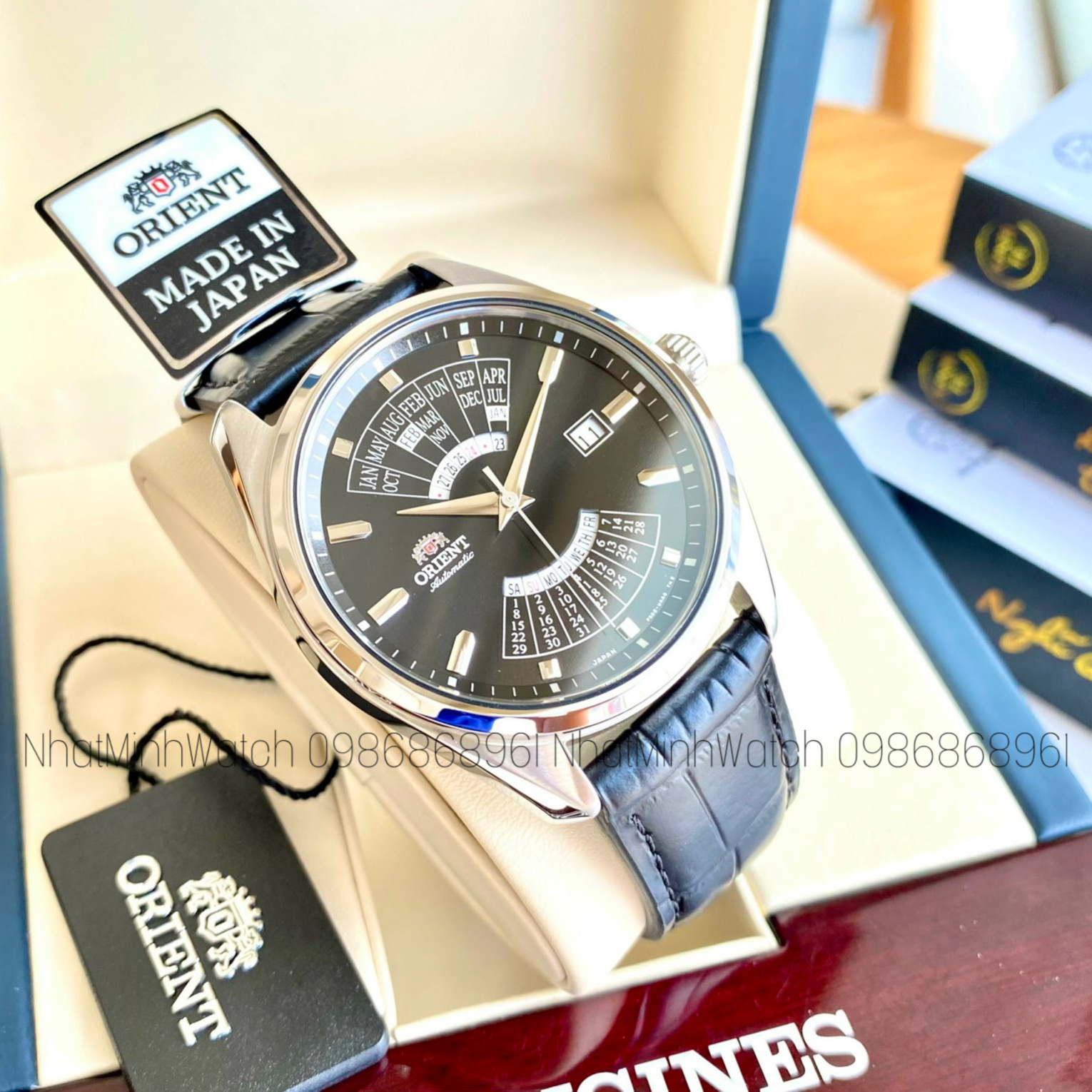 ORIENT LỊCH VẠN NIÊN 42mm Nam FEU0A004BH