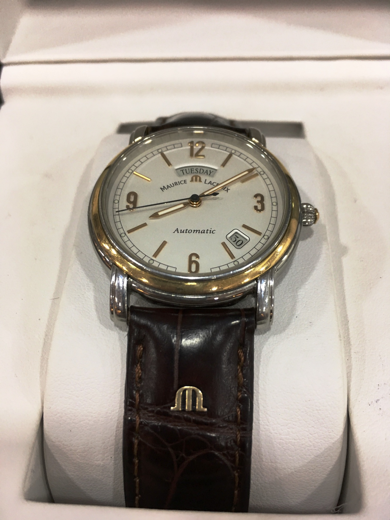 Maurice Lacroix 09777 demi solid gold 18k