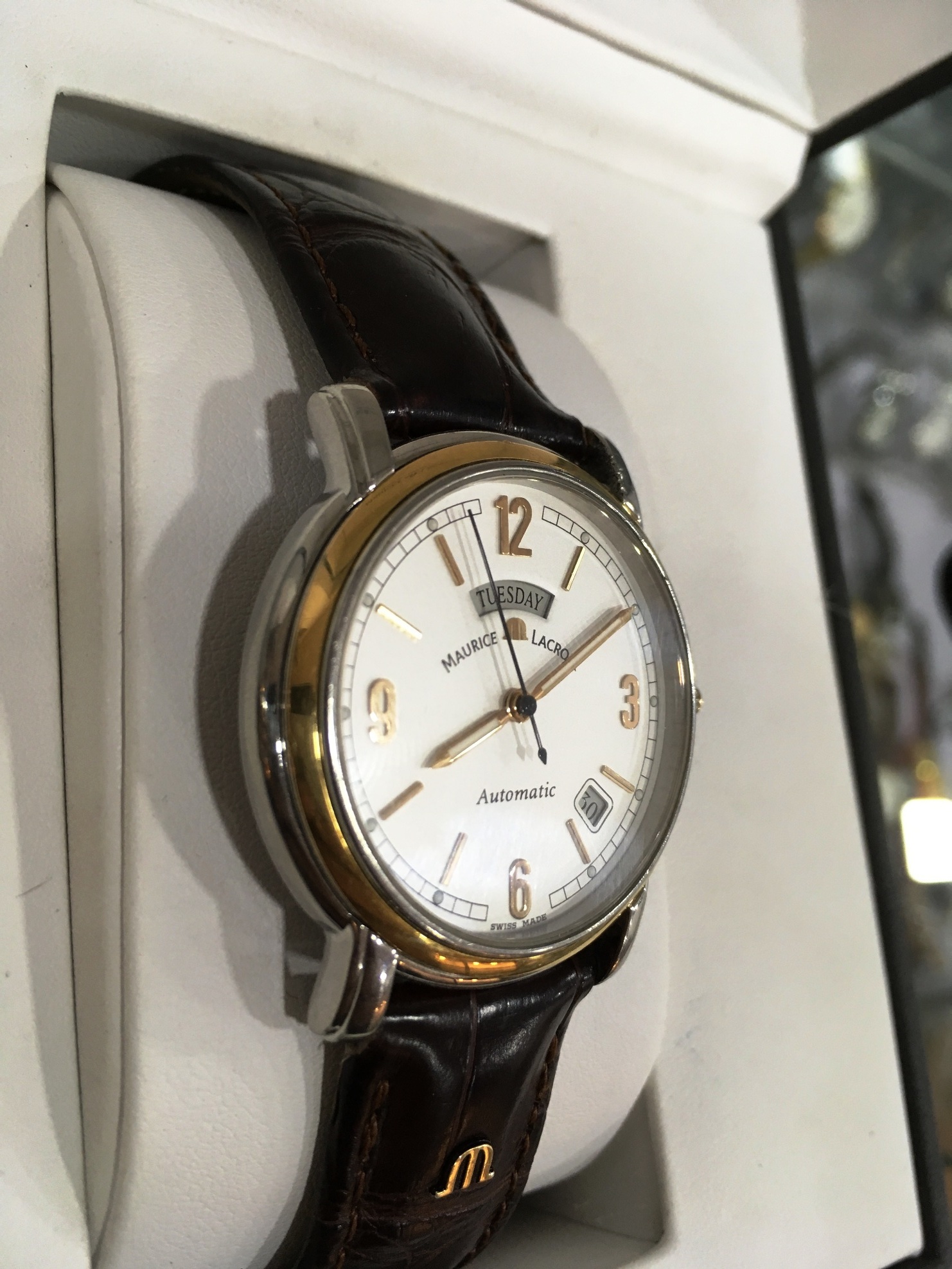 Maurice Lacroix 09777 demi solid gold 18k