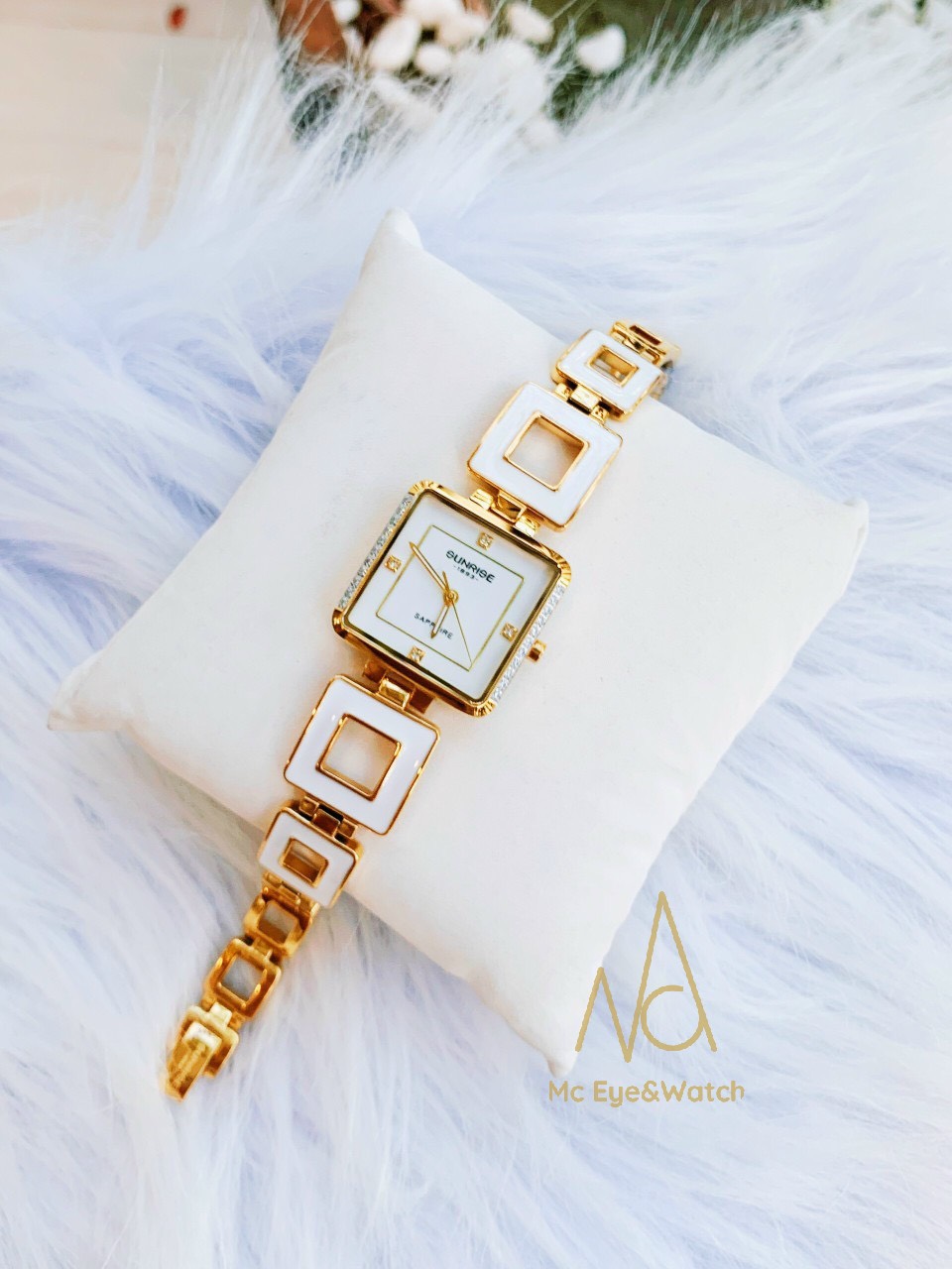 ĐỒNG HỒ SUNRISE NỮ ĐÍNH ĐÁ CHÍNH HÃNG SUNRISE 9016AA