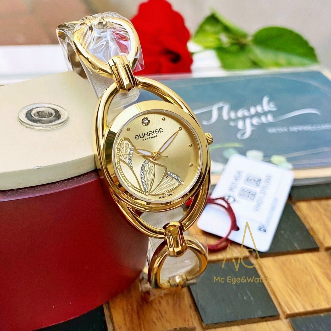 ĐỒNG HỒ SUNRISE NỮ CHÍNH HÃNG SUNRISE 9014SA