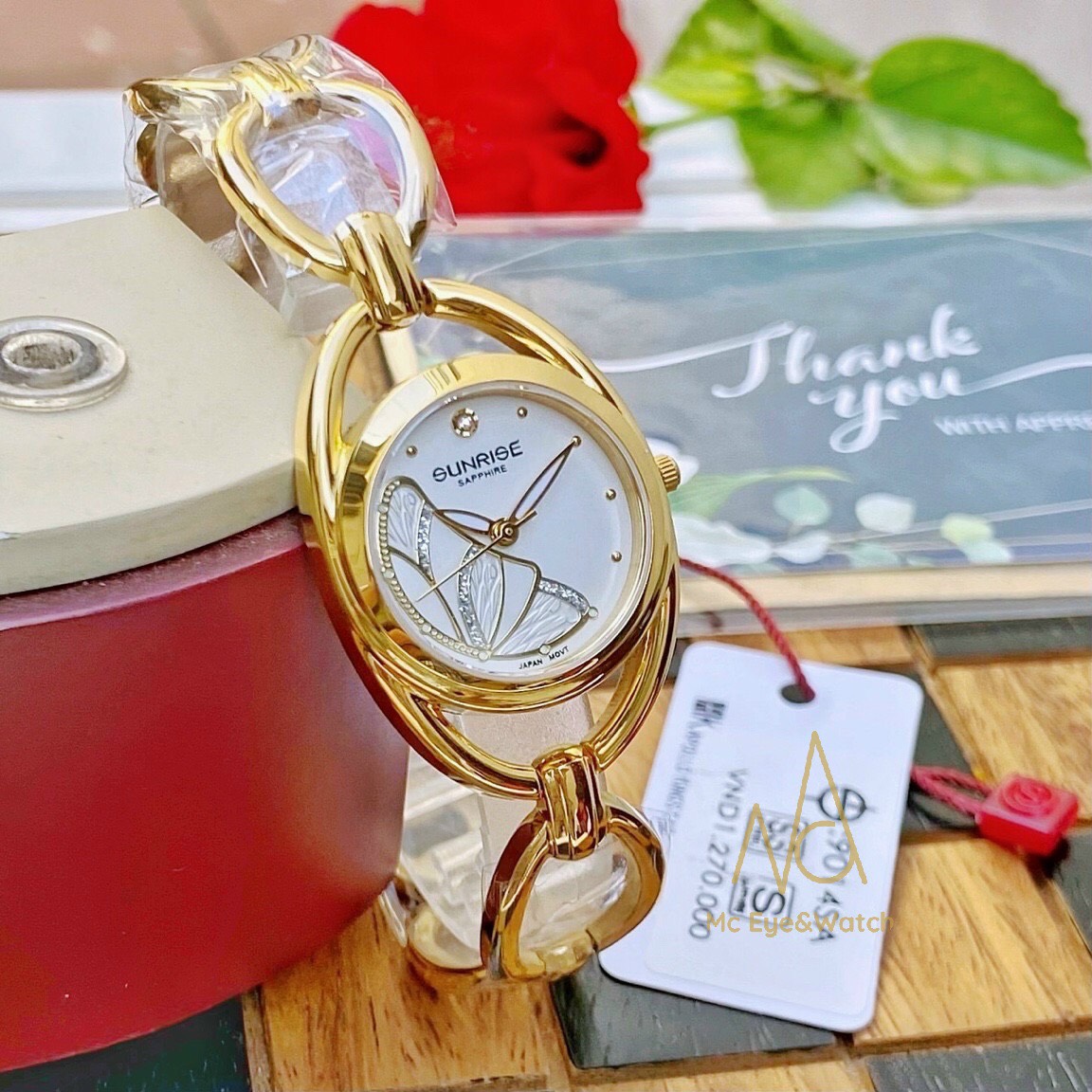 ĐỒNG HỒ SUNRISE NỮ CHÍNH HÃNG SUNRISE 9014SA