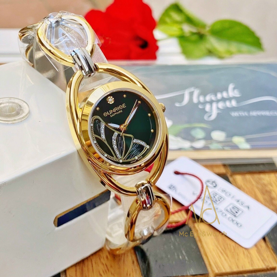 ĐỒNG HỒ SUNRISE NỮ CHÍNH HÃNG SUNRISE 9014SA