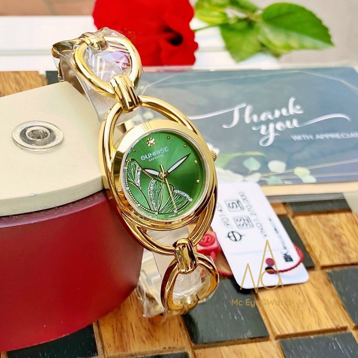 ĐỒNG HỒ SUNRISE NỮ CHÍNH HÃNG SUNRISE 9014SA