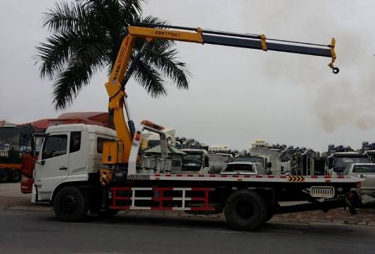 Xe cứu hộ giao thông Dongfeng gắn cẩu 5 tấn - 1