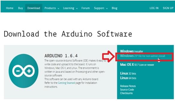 cài đặt chương trình arduno IDE