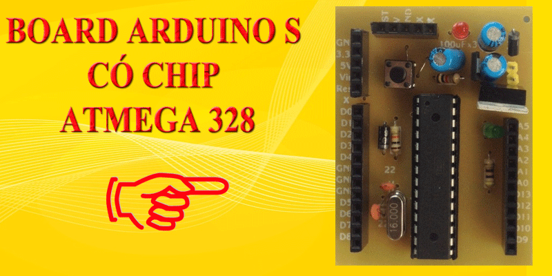 board arduino có chip atmega328
