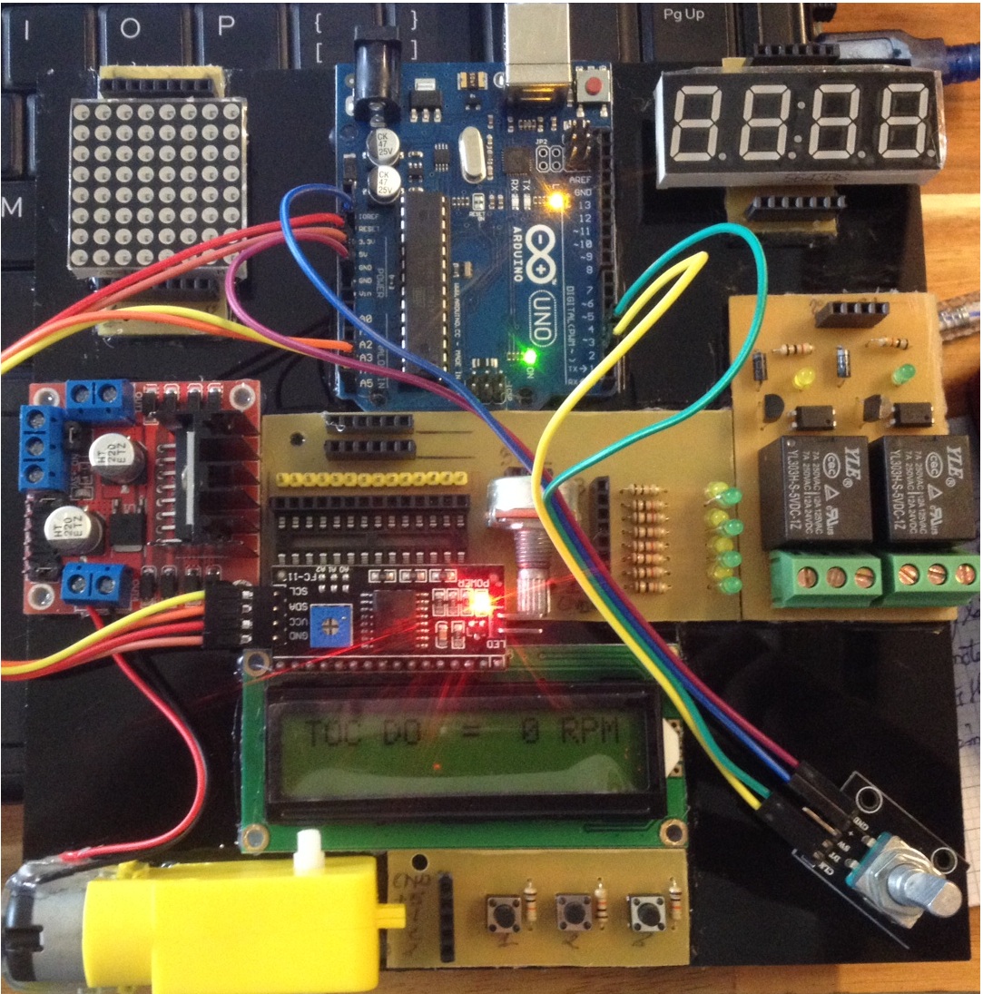 đo tốc độ bằng encoder và arduino