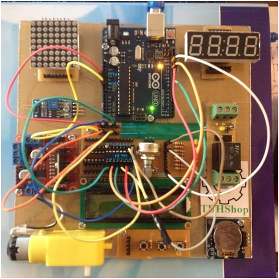 bộ tự học arduino uno và ic hc595